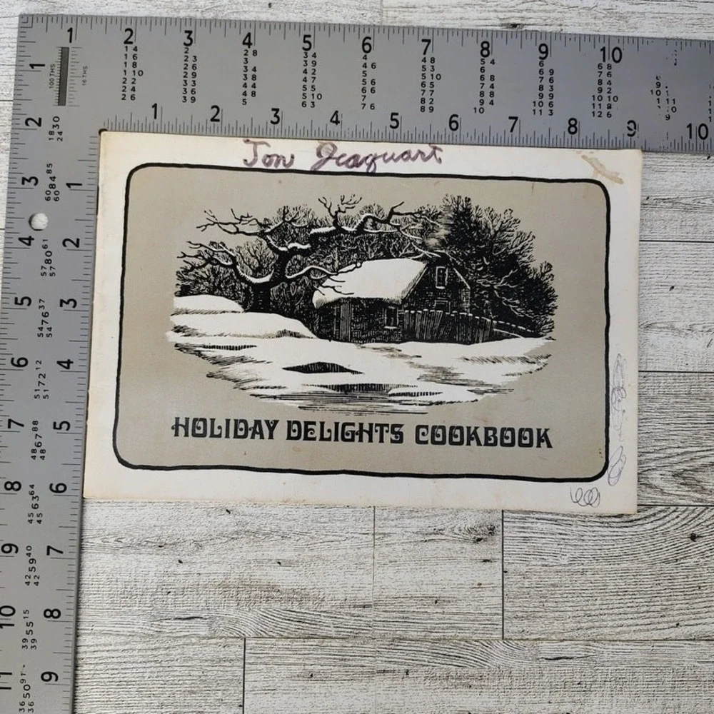 Holiday Delights Cookbook WPS‎ Electric Company Wisconsin Vtg 60s Promo Booklet